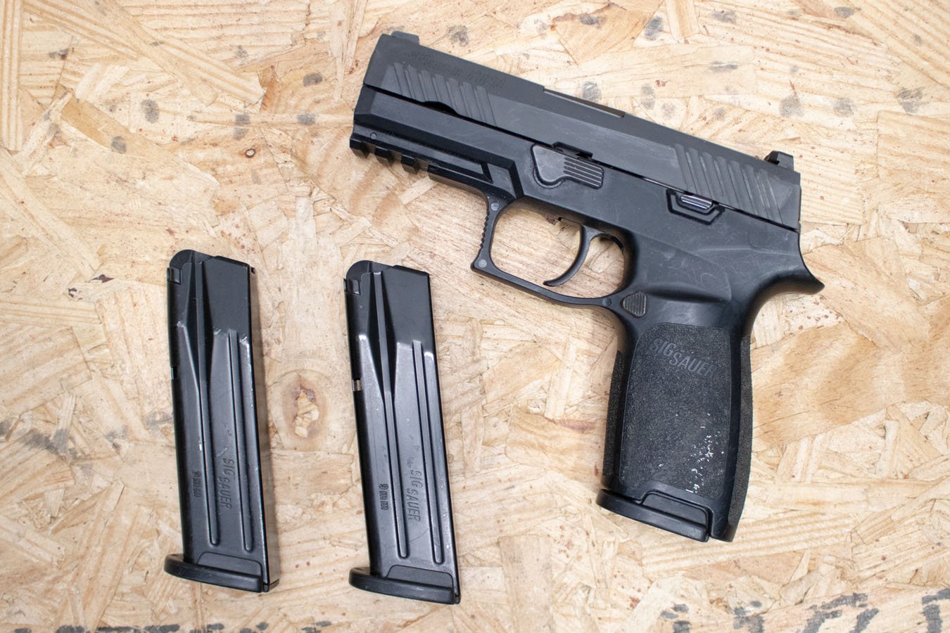 SIG SAUER P320 Carry 9mm Police Trade-In Pistol with Three Magazines